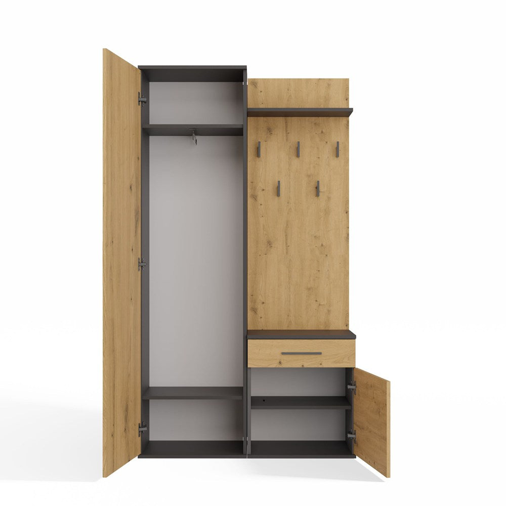Garderoba DUO ANTRACYT ARTISAN