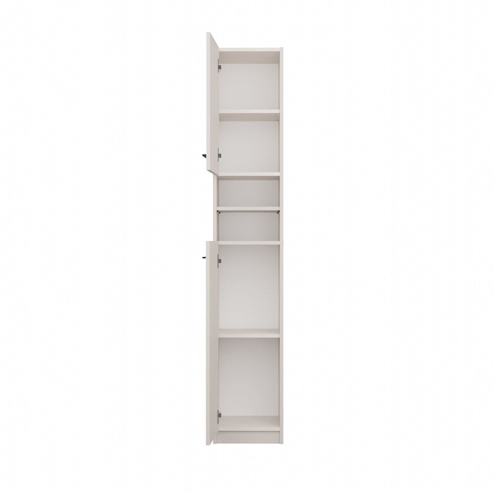 Szafka Łazienkowa Słupek 32 cm MARBELA 1.0 Regał Słupek 2 Drzwi KASZMIR BEŻ