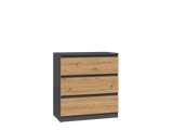 Komoda Malwa M3 ANTRACYT ARTISAN