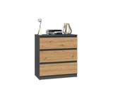 Komoda Malwa M3 ANTRACYT ARTISAN