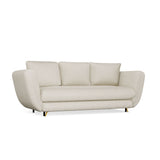 SOFA SARIS BEŻOWY NOGA ZŁOTA