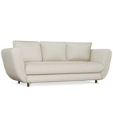 SOFA SARIS BEŻOWY NOGA ZŁOTA