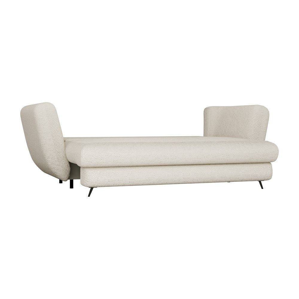 SOFA SARIS BEŻOWY NOGA CZARNA
