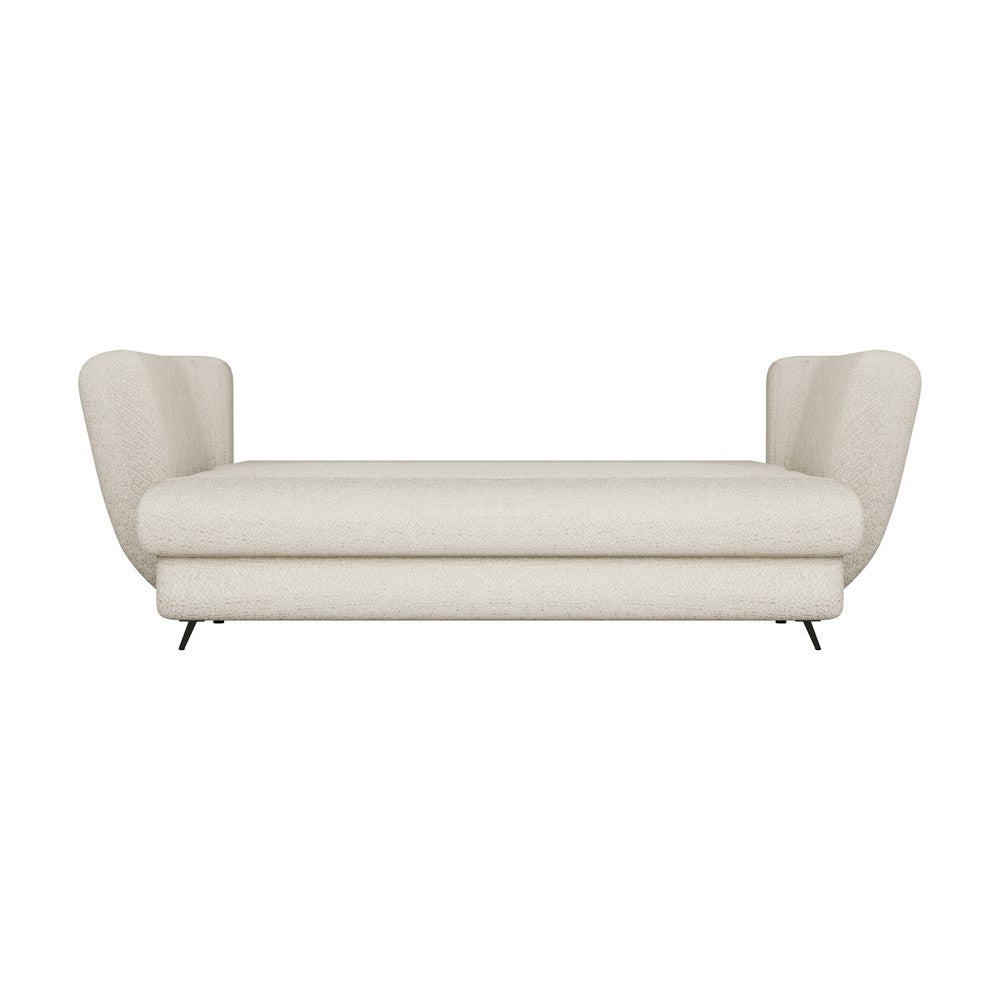 SOFA SARIS BEŻOWY NOGA CZARNA