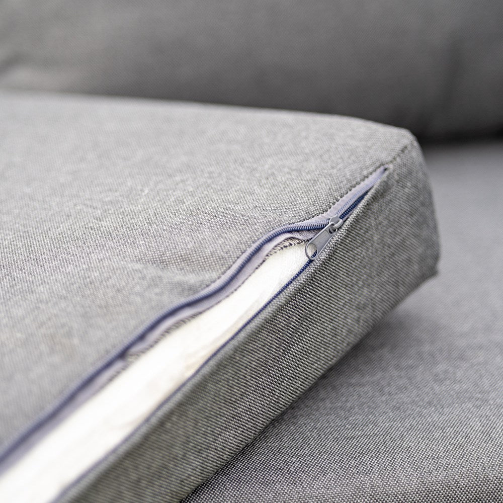 Zestaw Mebli Ogrodowych DUISBURG Sofa Fotel Stolik ANTRACYT / BRĄZOWY