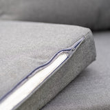 Zestaw Mebli Ogrodowych DUISBURG Sofa Fotel Stolik ANTRACYT / BRĄZOWY