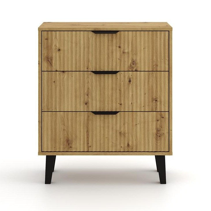 Komoda Scandi 3S SLIM DĄB ARTISAN