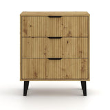 Komoda Scandi 3S SLIM DĄB ARTISAN