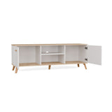 Szafka Rtv Olympo 150 Biała Dąb Artisan 150 Cm Stolik Pod Tv Telewizor