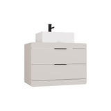 Szafka Pod Umywalkę Terra 80 2S Wisząca Kaszmir 2 Szuflady 80X58X45 Cm