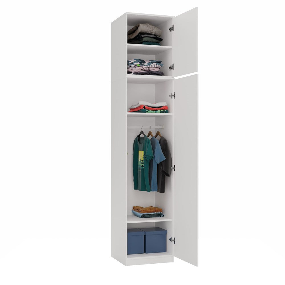 Nadstawka Na Szafę Sd-50 Biel Półka 50 Cm Do Garderoby Pokoju