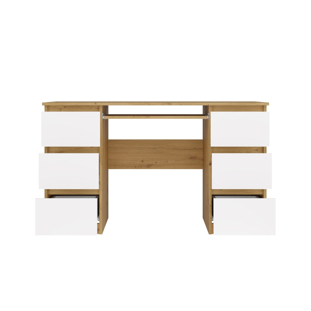 Biurko Kuba KUBA DĄB ARTISAN BIEL