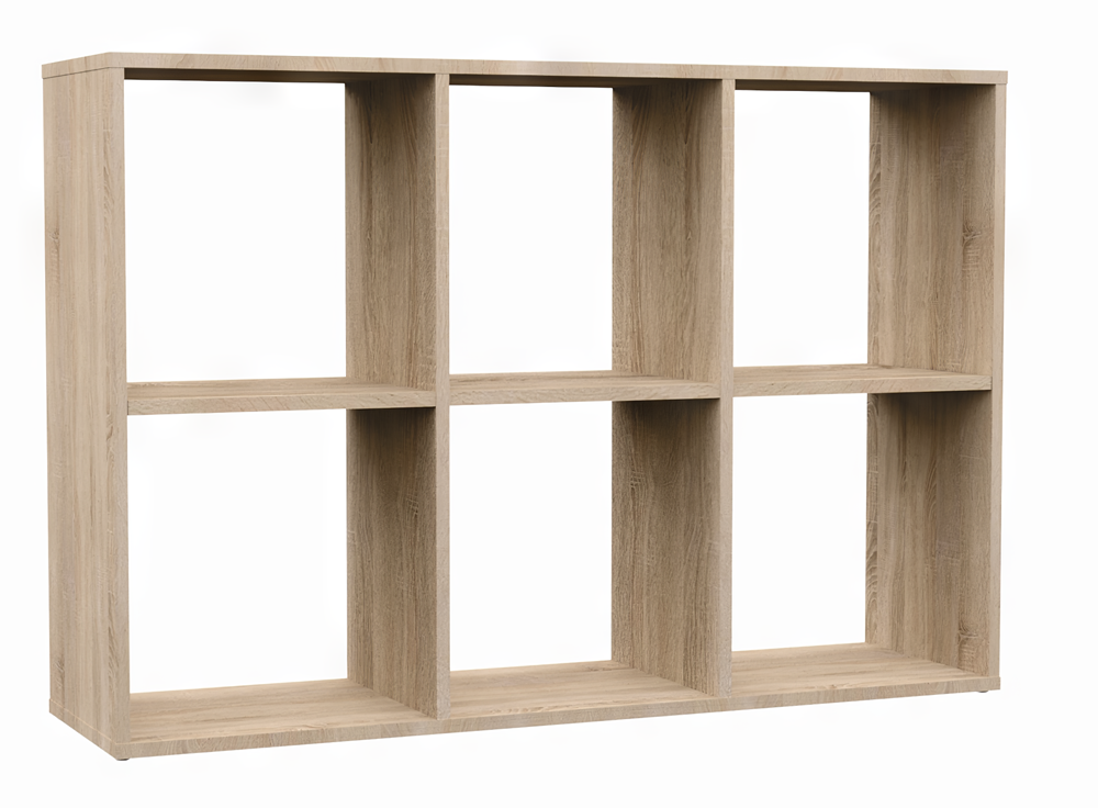Regał Malax 2X3 DĄB SONOMA