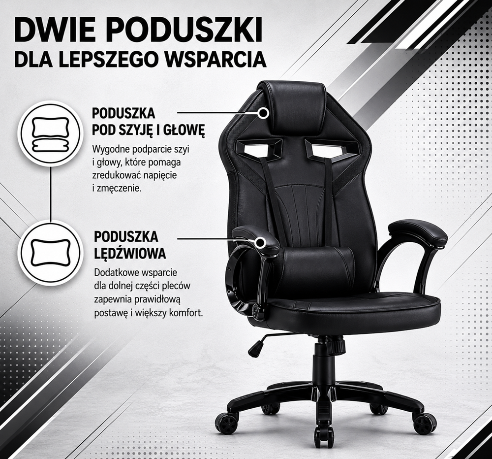Fotel Drift DRIFT CZARNY