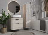 Szafka Pod Umywalkę Terra 60 2S Wisząca Kaszmir 2 Szuflady 60X58X45 Cm