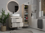 Szafka Pod Umywalkę Terra 60 2S Wisząca Kaszmir 2 Szuflady 60X58X45 Cm