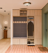 Garderoba HAGA IV/2Sz2W DĄB SONOMA 2x Szafa + 2x Wieszak