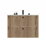 SZAFKA POD UMYWALKĘ TIGO 80 2S DĄB EVOKE RYFLOWANY FRONT + UMYWALKA