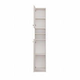 Szafka Łazienkowa Słupek 32 cm MARBELA 1.0 Regał Słupek 2 Drzwi KASZMIR BEŻ
