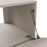 SZAFKA POD UMYWALKĘ TIGO 1D2S KASZMIR 140 CM 2 SZUFLADY RYFLOWANY FRONT WISZĄCA