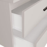 Szafka Pod Umywalkę NEL 60 UC Wisząca Łazienkowa 2 Szuflady KASZMIR BEŻ