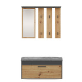 Garderoba Parma PARMA ANTRACYT ARTISAN