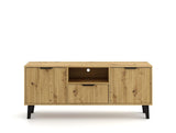 SZAFKA RTV Scandi 2D1S SLIM DĄB ARTISAN