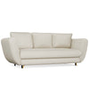 SOFA SARIS BEŻOWY NOGA ZŁOTA