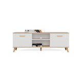 Szafka Rtv Olympo 150 Biała Dąb Artisan 150 Cm Stolik Pod Tv Telewizor