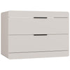 Szafka Pod Umywalkę Terra 80 2S Wisząca Kaszmir 2 Szuflady 80X58X45 Cm