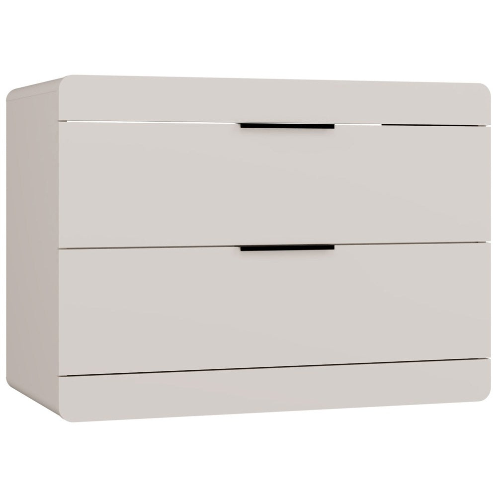 Szafka Pod Umywalkę Terra 80 2S Wisząca Kaszmir 2 Szuflady 80X58X45 Cm